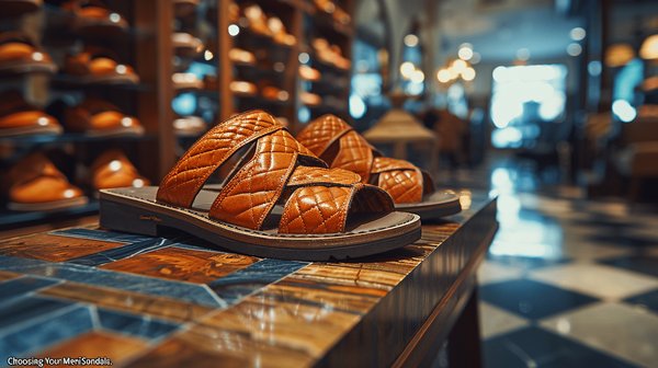 Confort et style : choisissez vos sandales en cuir homme